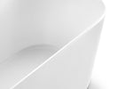 Cartisan Design 60-inch BT-03 Matte White Modern Freestanding Bathtub (Acrylic)