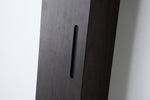 BOLER 13" DARK WALNUT WALL MOUNT MODERN BATHROOM SIDE CABINET