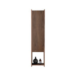 VIVT 13" WALNUT WALL MOUNT MODERN BATHROOM SIDE CABINET