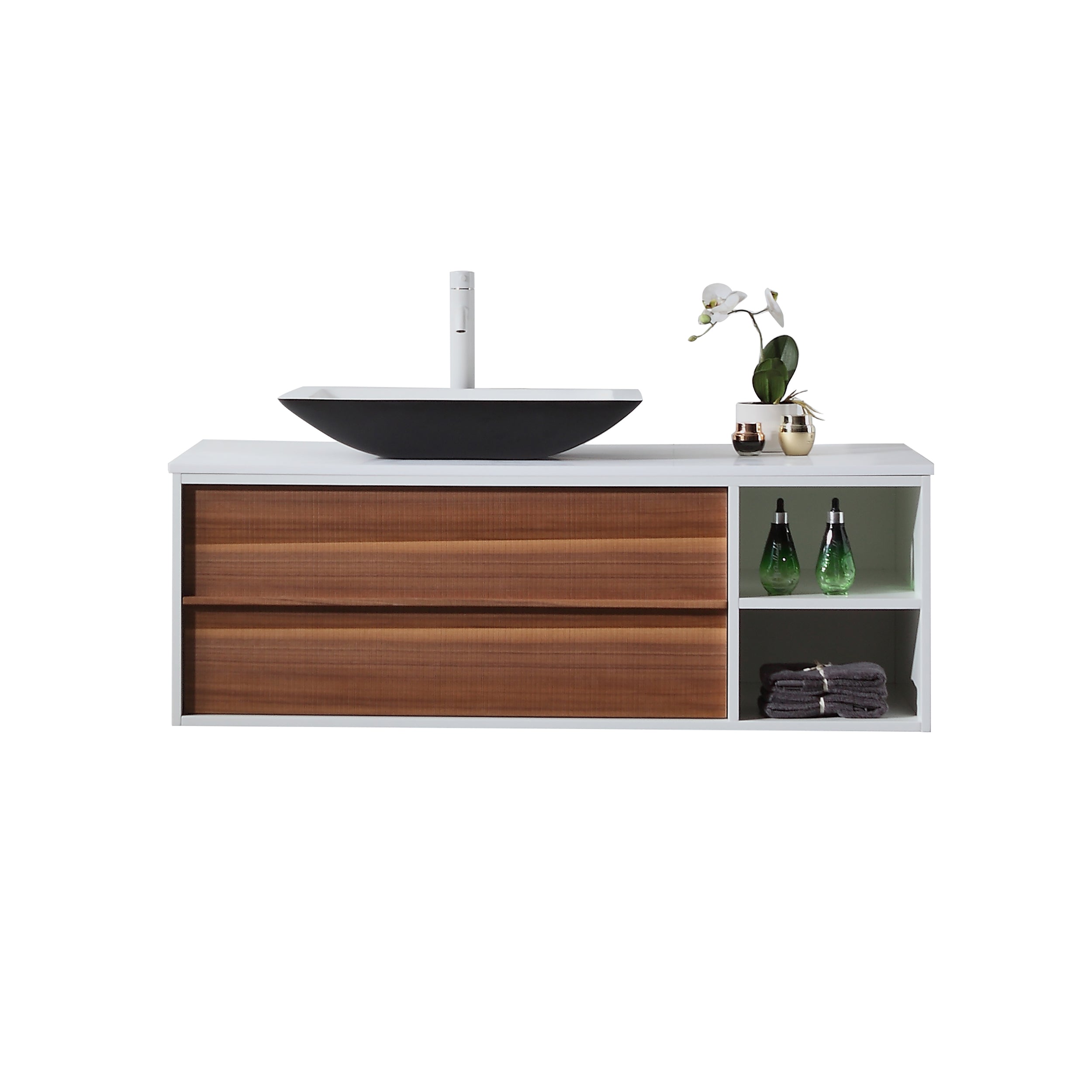 Industrial Style Bathroom Vanity - Kirker - Whatman Hardwoods